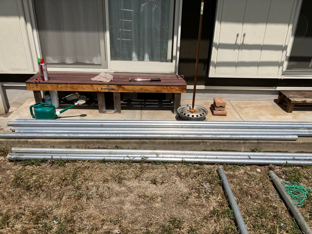 バッティングネット　ゴルフネット　単管　防球ネット　引取限定