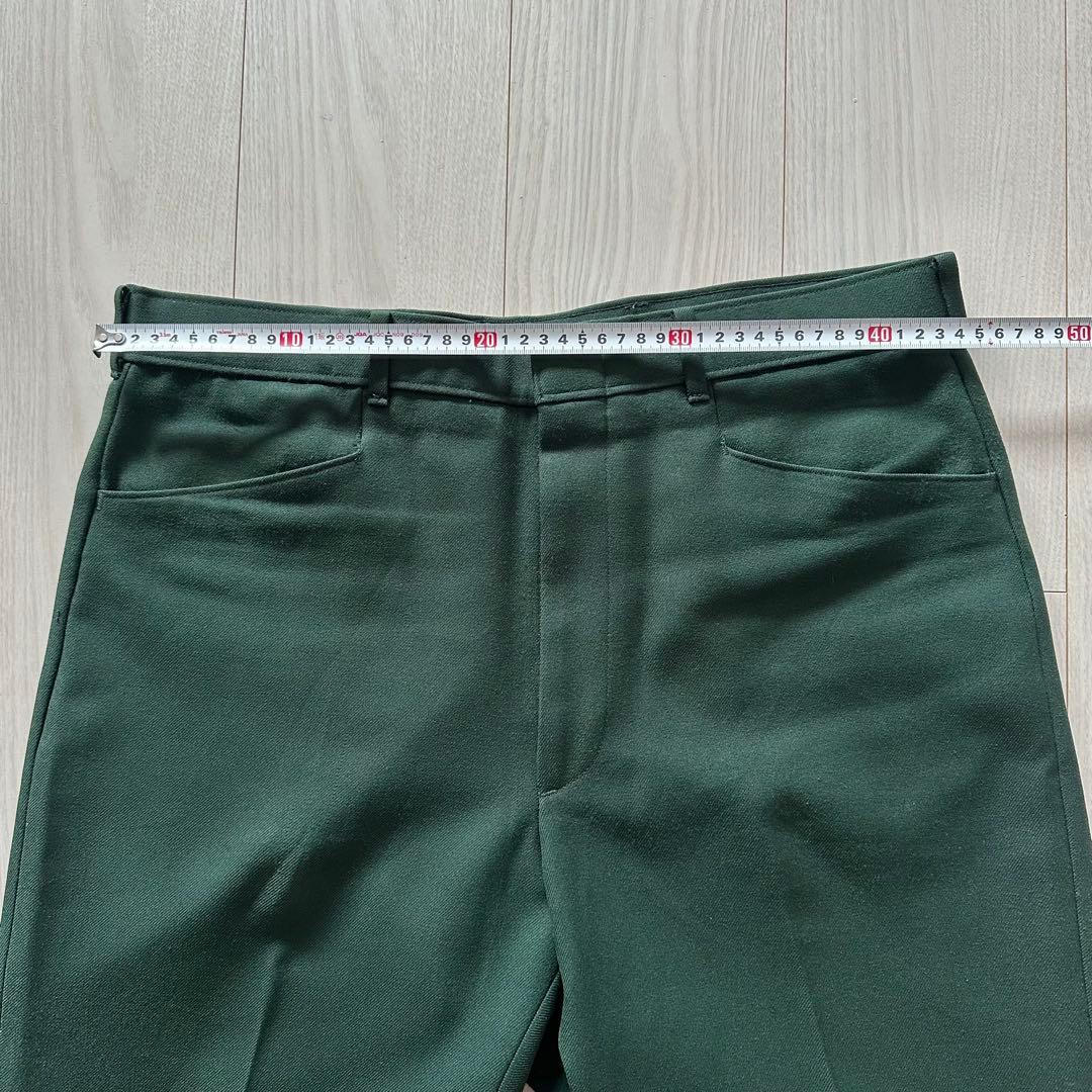 80s Levi's ACTION SLACKS グリーン　W35相当