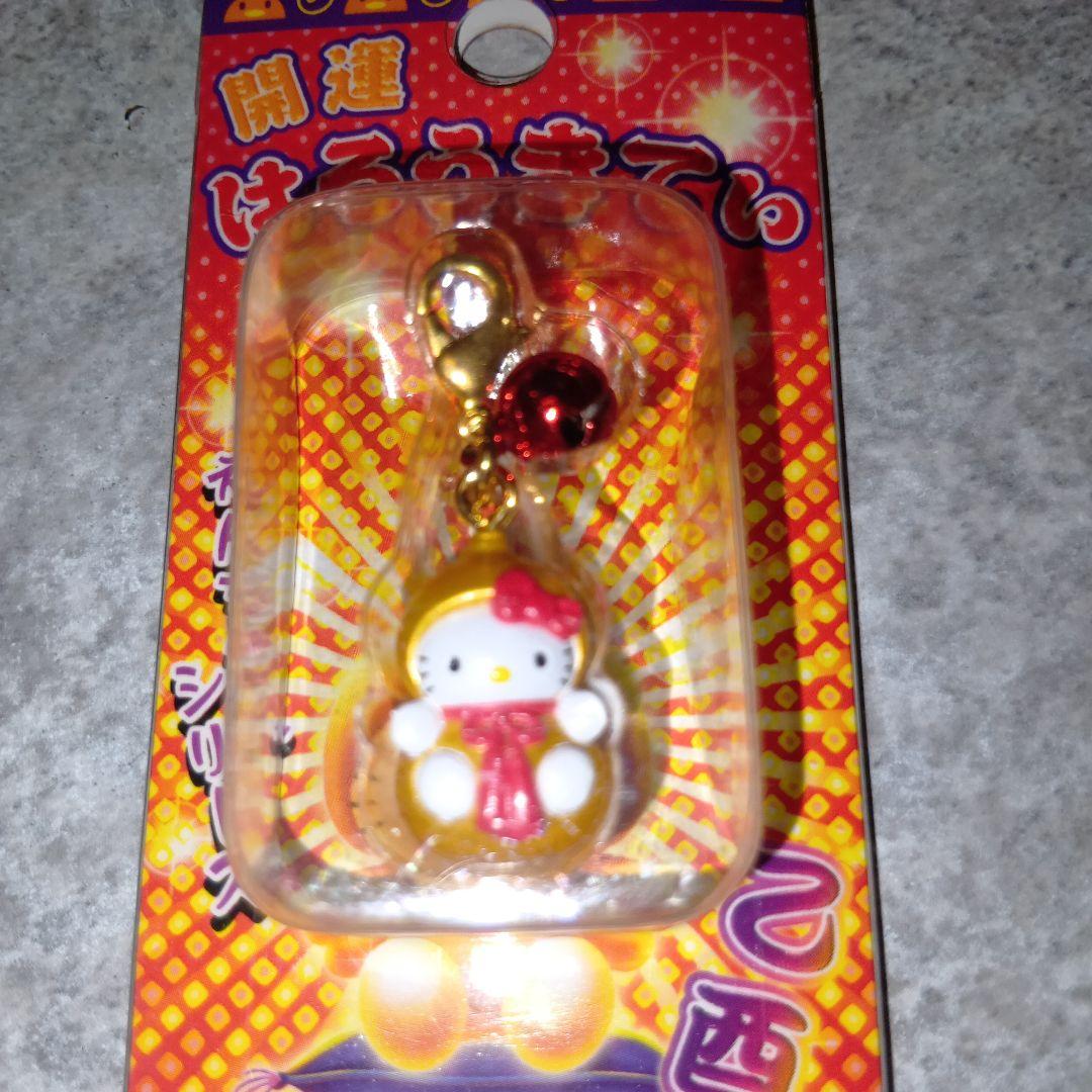 公*o様 レアな商品！ハローキティ ファスナー根付マスコット えんぎもんシリーズ
