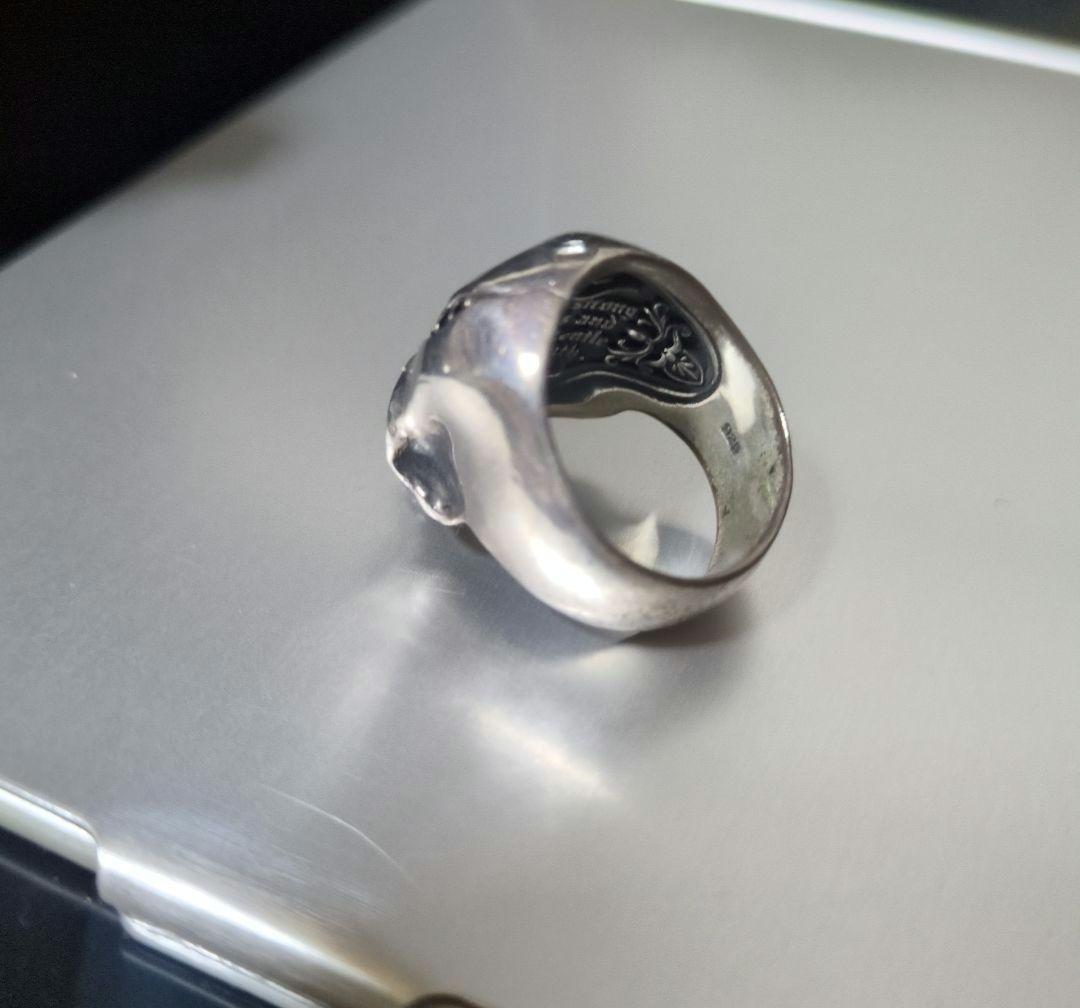 中古 Dr.MONROE シルバー925 19号 スカルリング - メルカリ