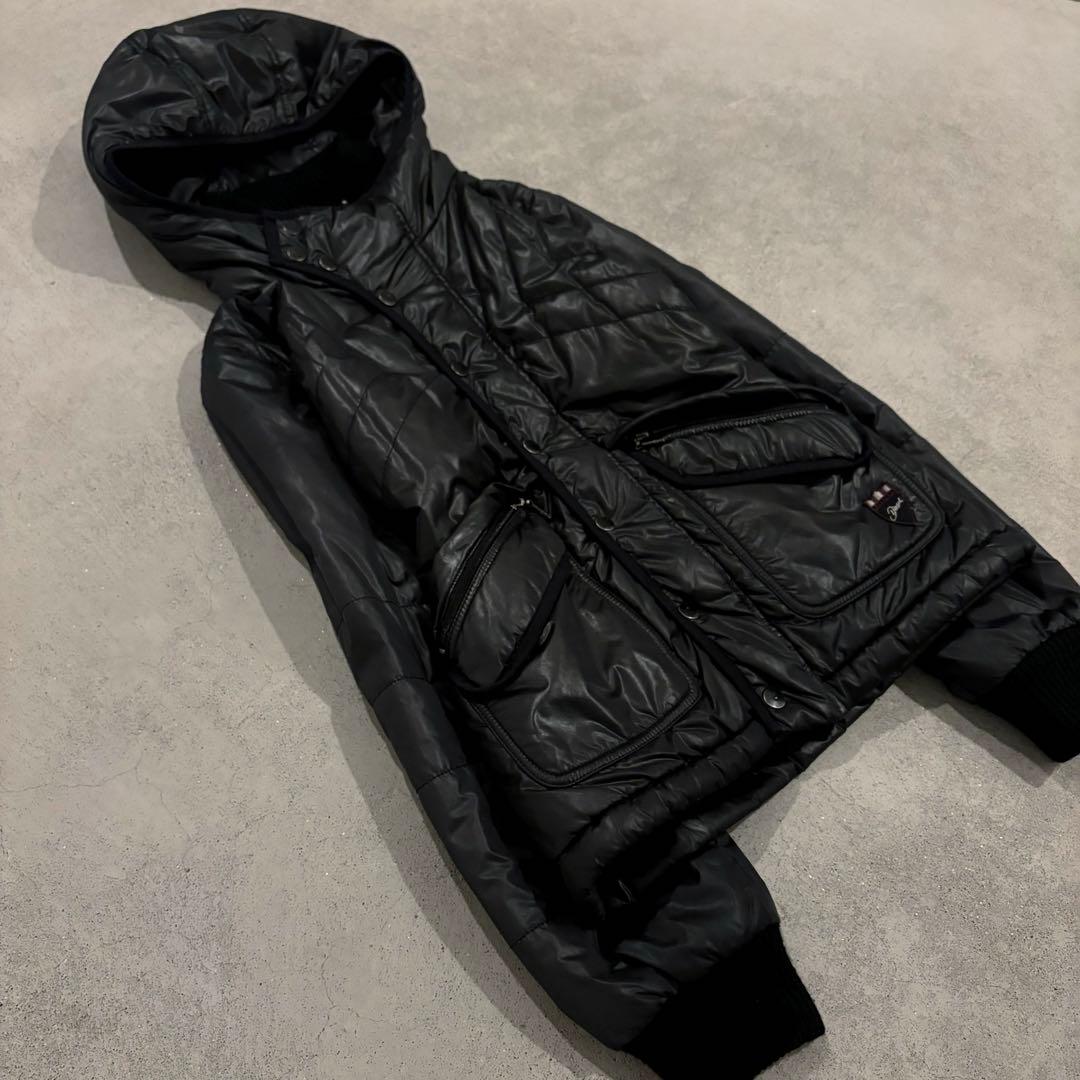 00's Diesel フード ジャケット opium ダークコア y2k