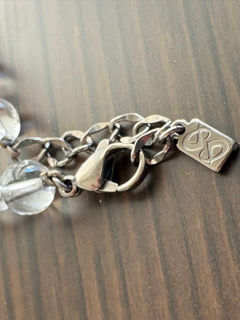 phiten チタン水晶ブレスレット 約17cm