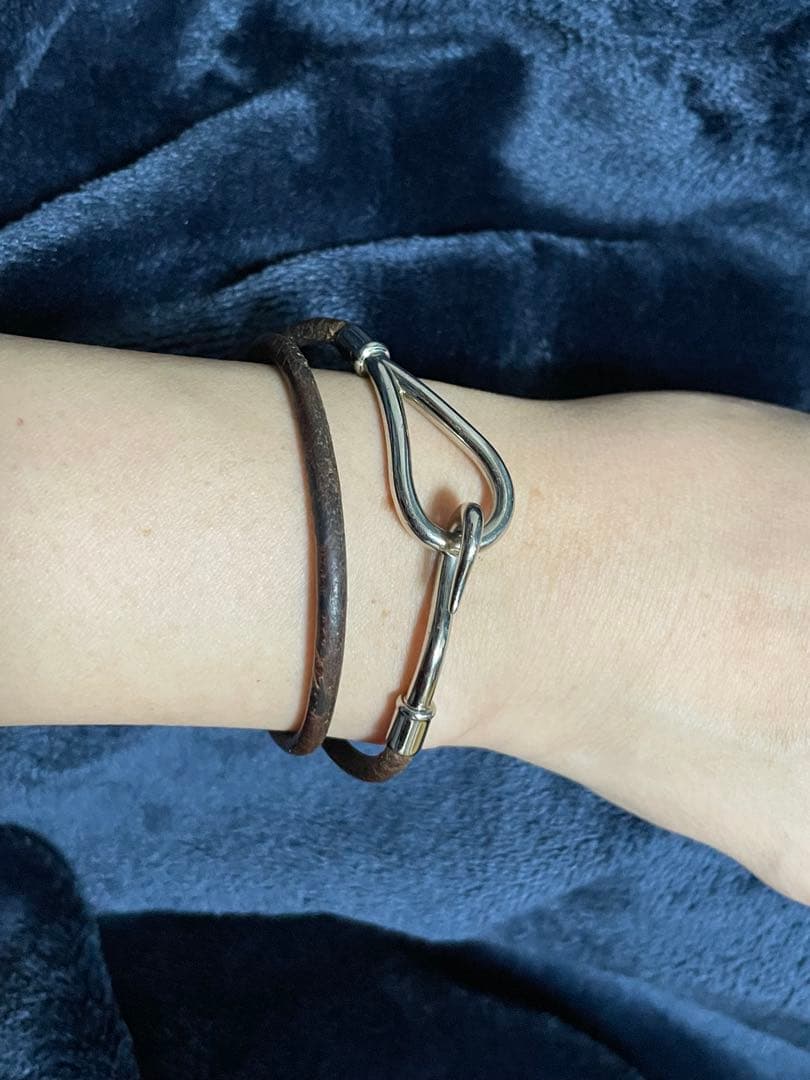 HERMESジャンボチョーカー　ブレスレットシルバー