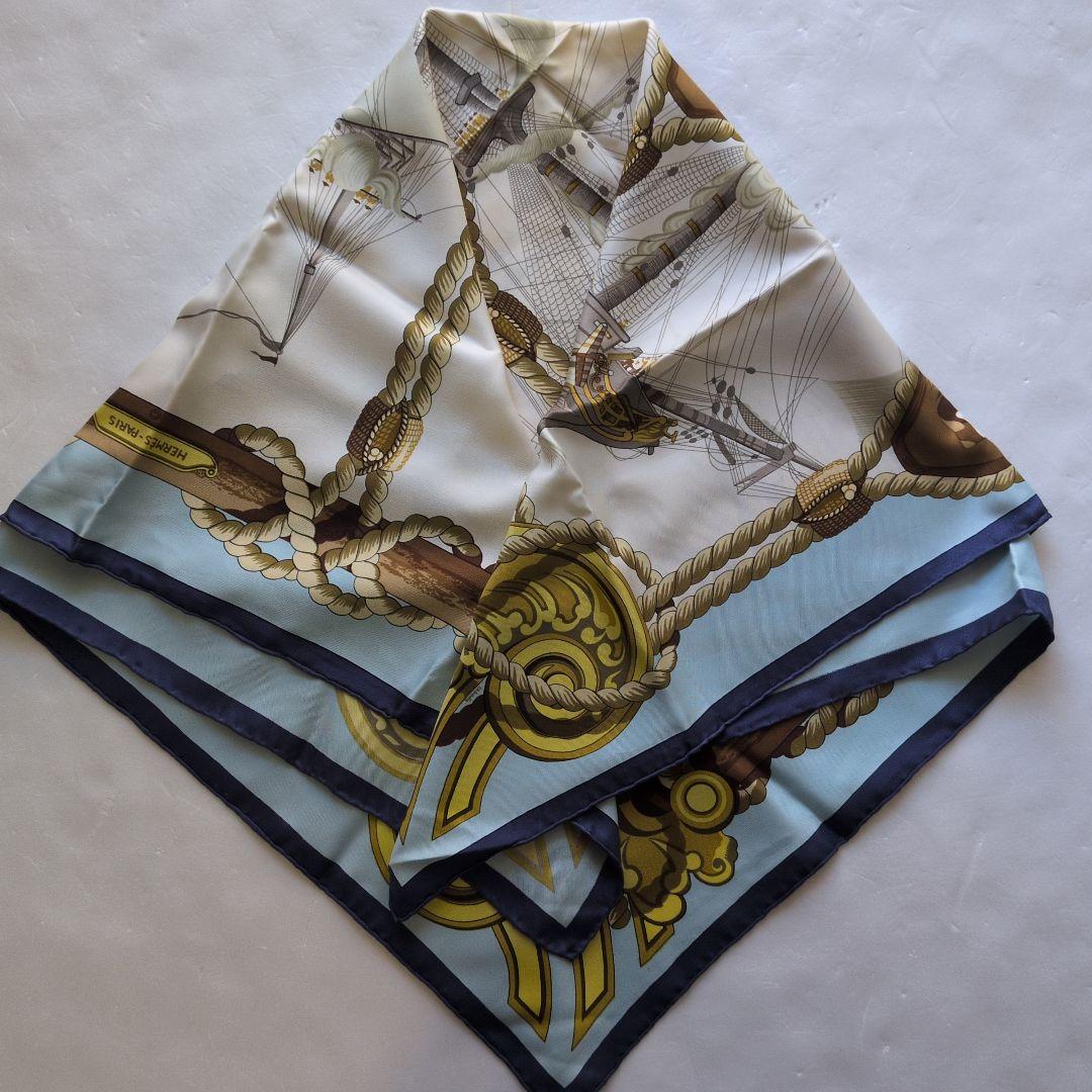 ヴィンテージ HERMÈS エルメス Tribord スカーフ