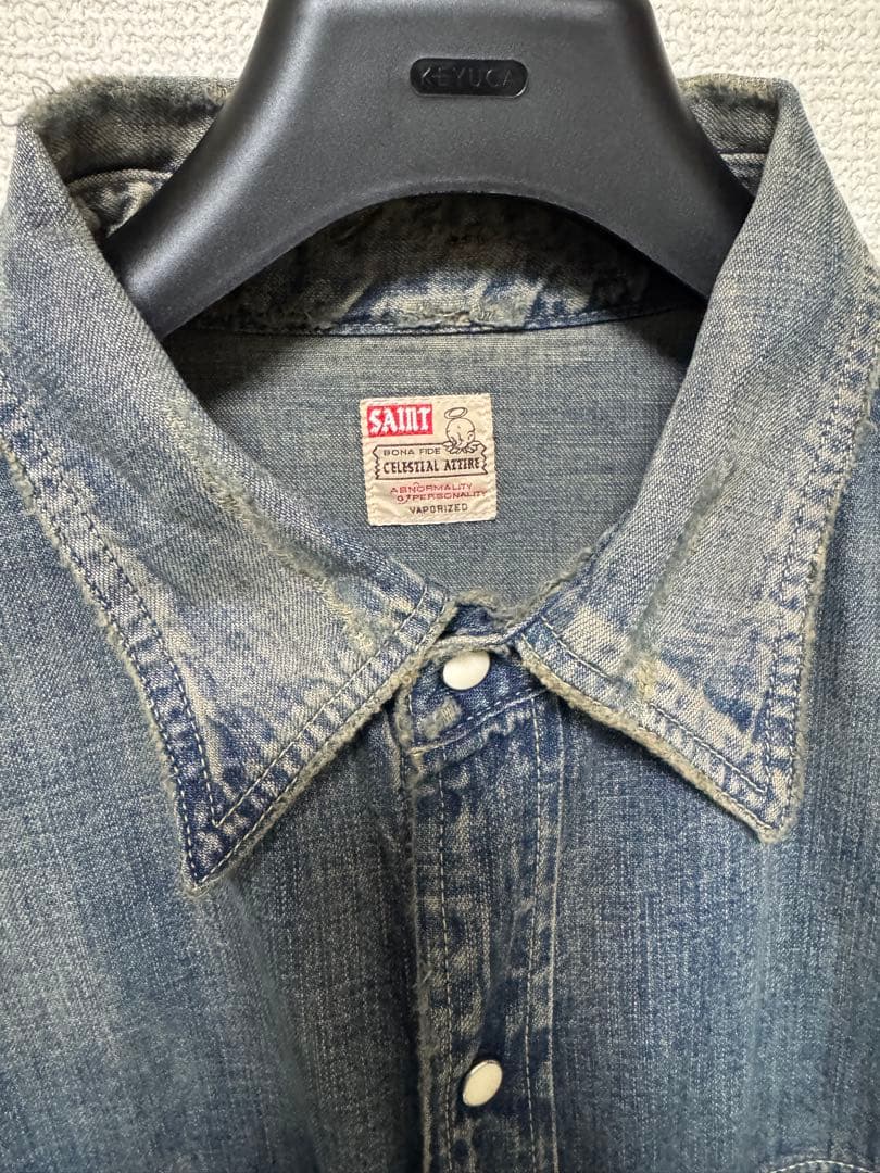 トップス SAINT MXXXXXX 23AW DENIM SHIRT