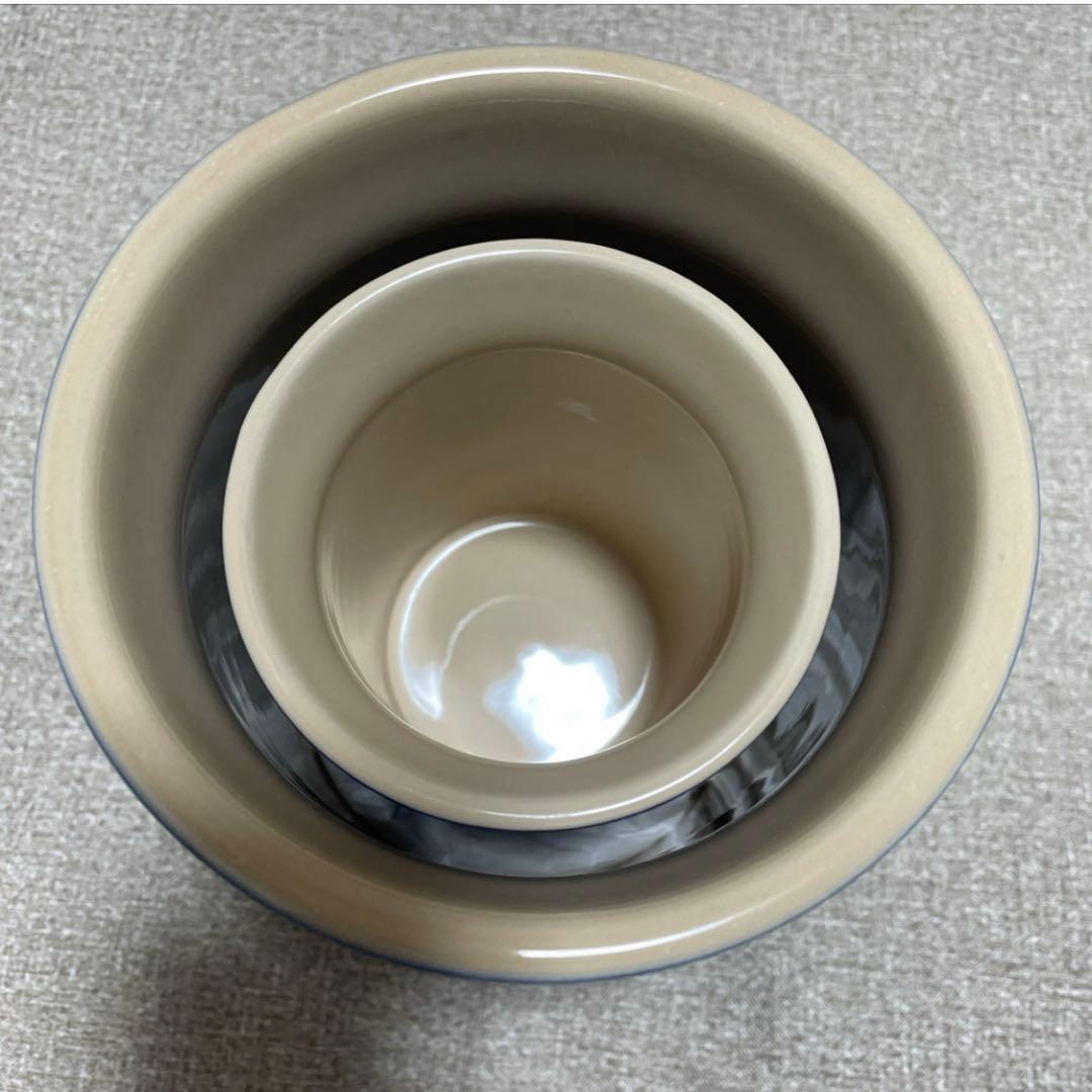 《未使用》LE CREUSET ブルー ツール カトラリースタンド