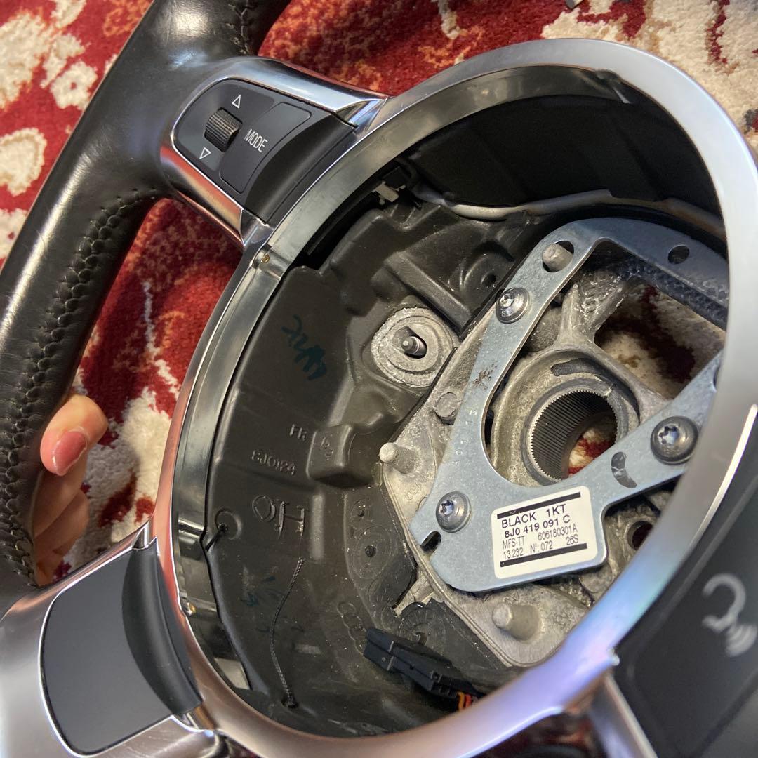 アウディ　純正　パドルシフト付ハンドル