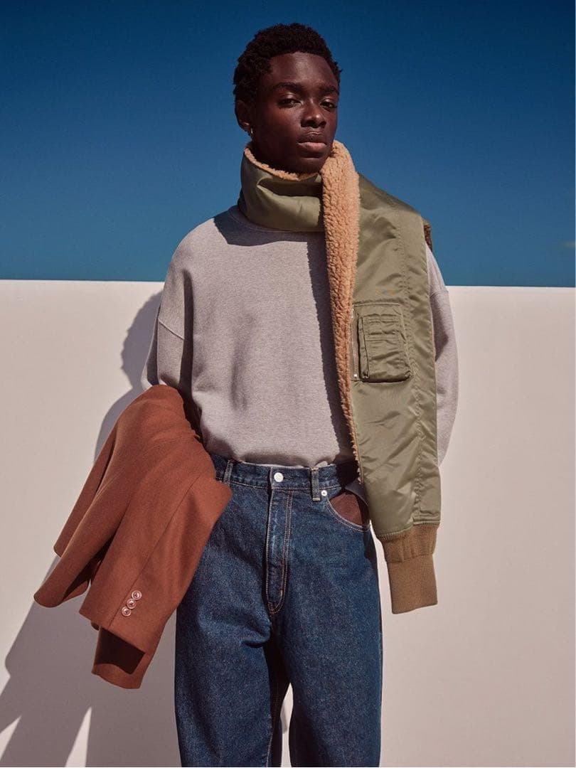 SOFTHYPHEN ソフトハイフン MA-1 STOLE GLOVE マフラー - メルカリ