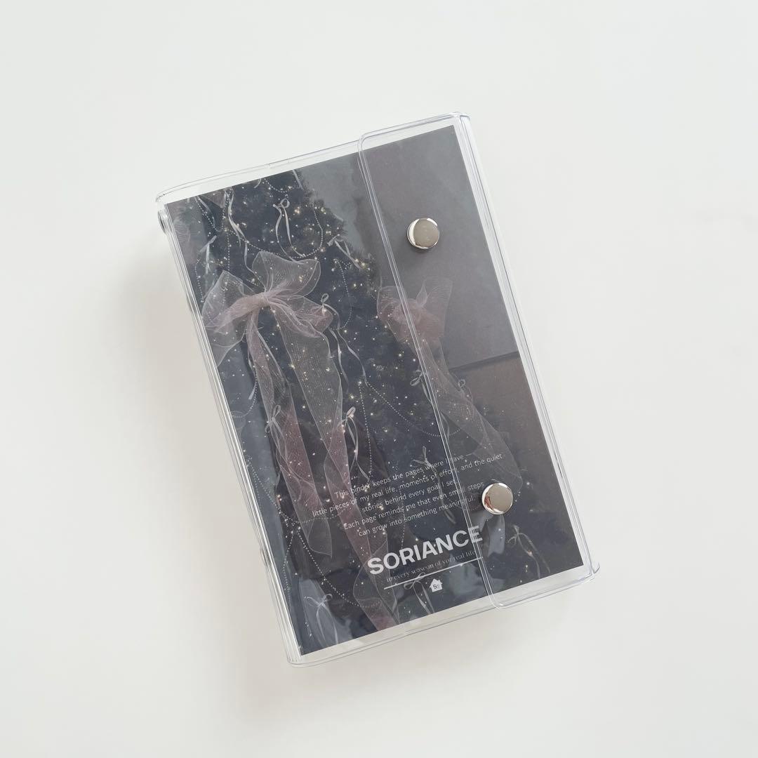 早い者勝 韓国 貯金 PVC バインダー リフィル カバー A6 シール帳 4