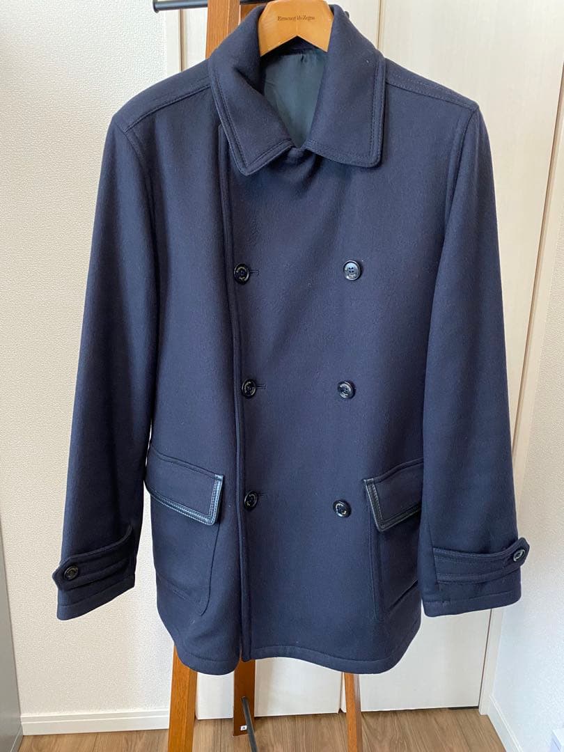 エルメネジルドゼニア カシミア ピーコート