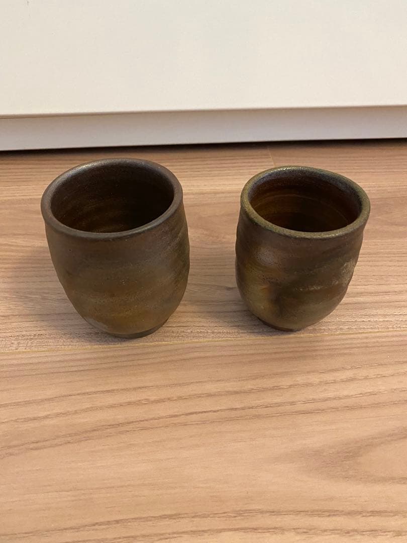 備前焼　急須、湯呑みセット