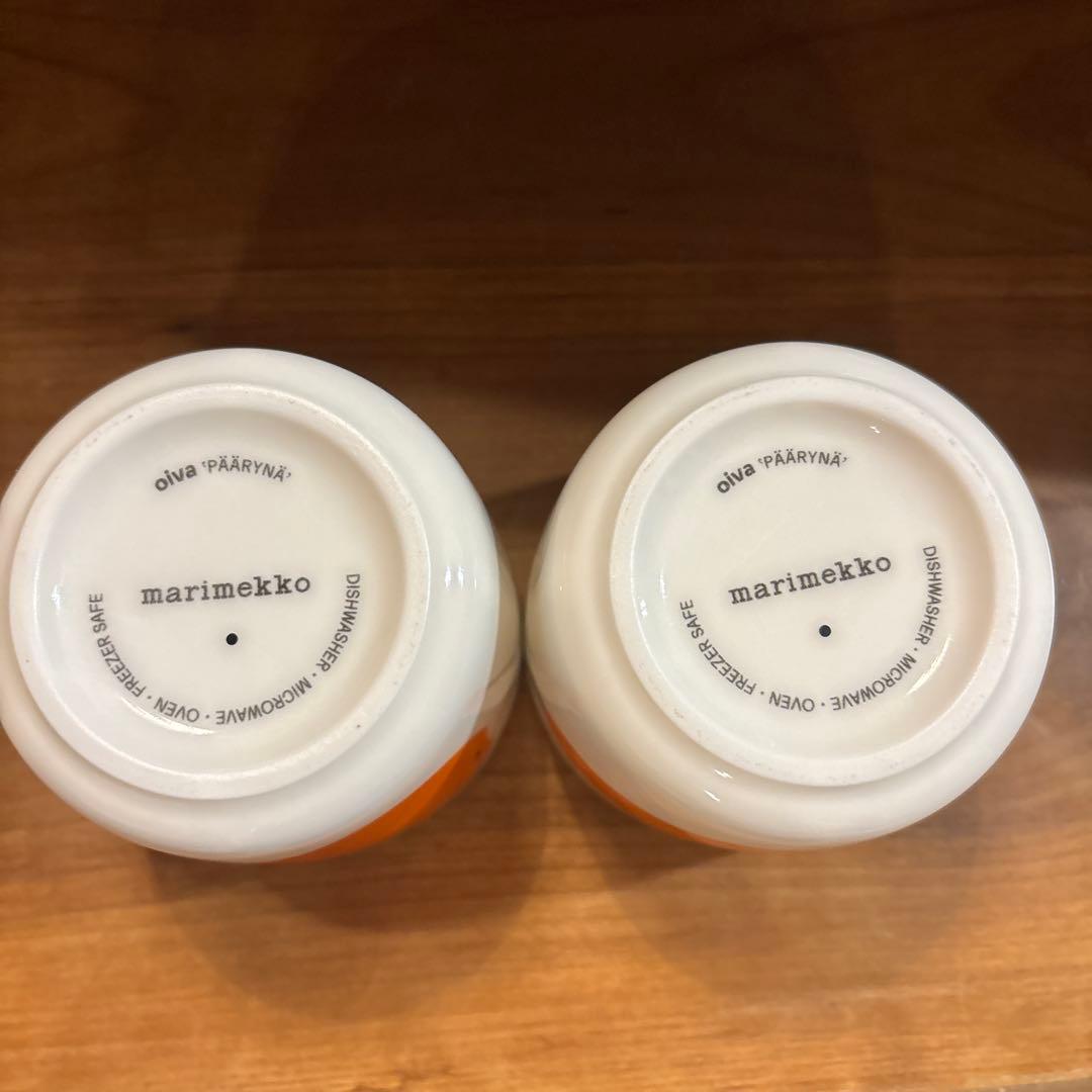 廃盤・美品】マリメッコ パーリナ ラテマグ カップ 2個セット - メルカリ