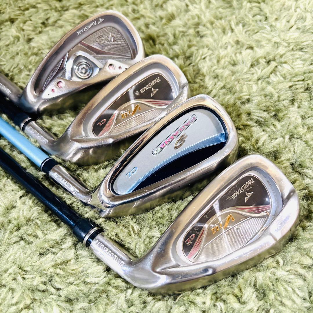 美品　Paradiso CL レディース ゴルフ クラブ 初心者セット 8本