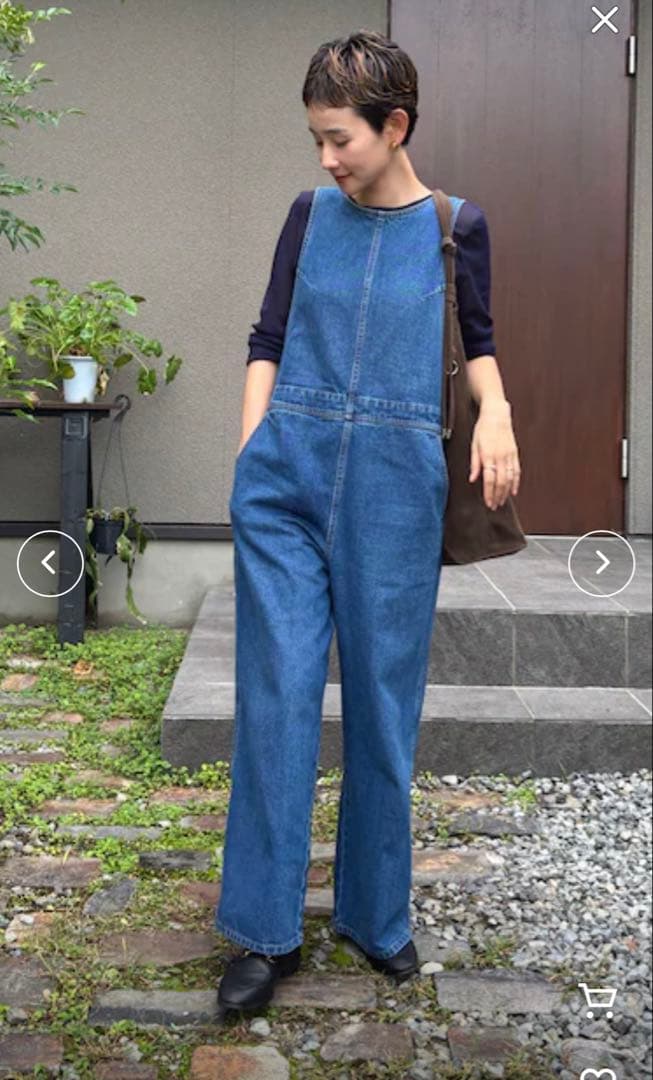 PUAL CE CIN @kokiminitaコーンデニム アメスリサロペット