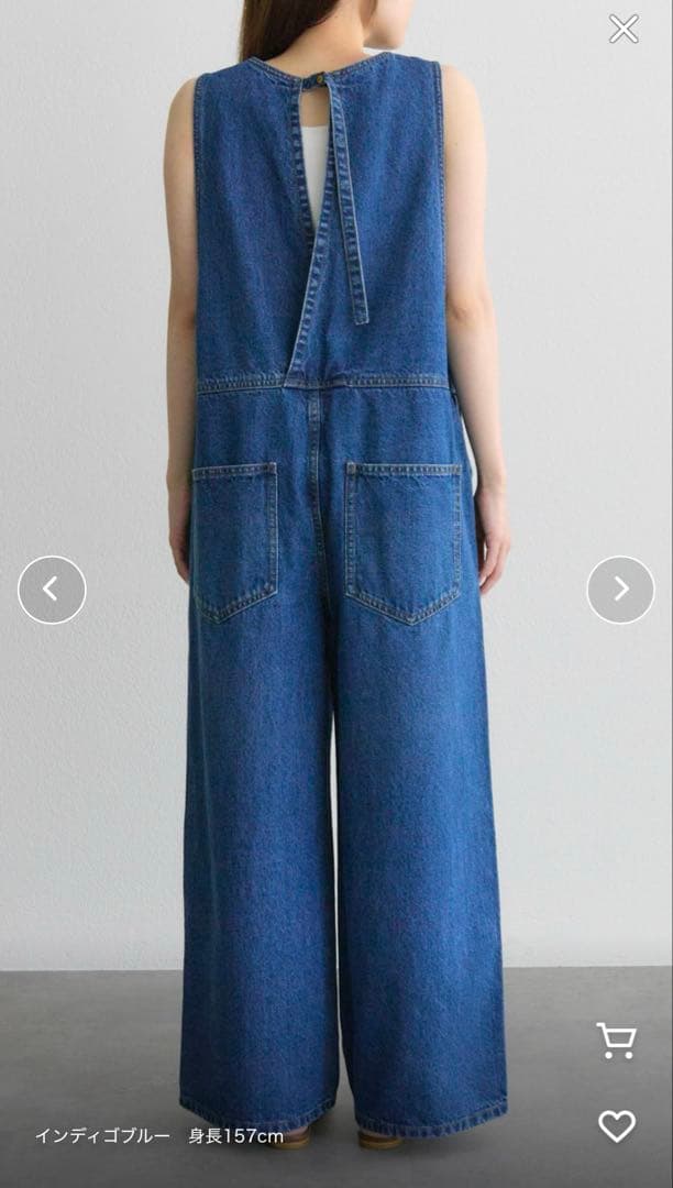 PUAL CE CIN @kokiminitaコーンデニム アメスリサロペット