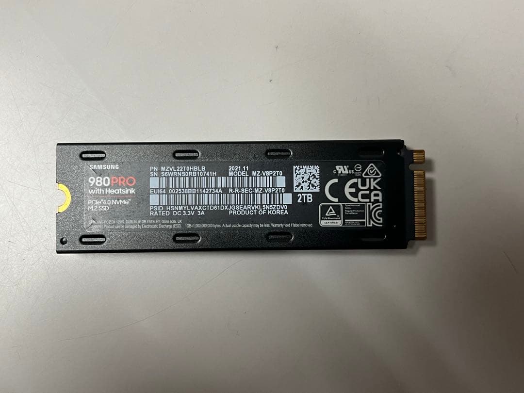 満*潮様 Samsung 980 PRO 2TB NVMe SSD