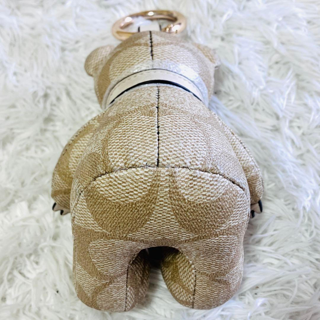 COACH コーチ ベア クマ バッグ チャーム キーホルダー シグネチャー