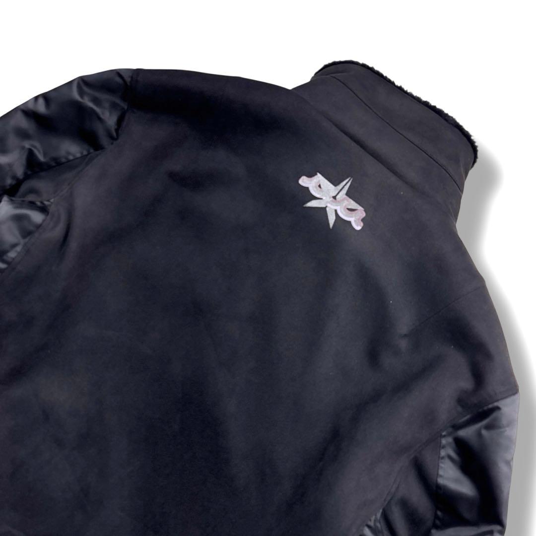 美品 ムータマリン rockdude ボアジャケット ナイロン ゴルフ 04 黒