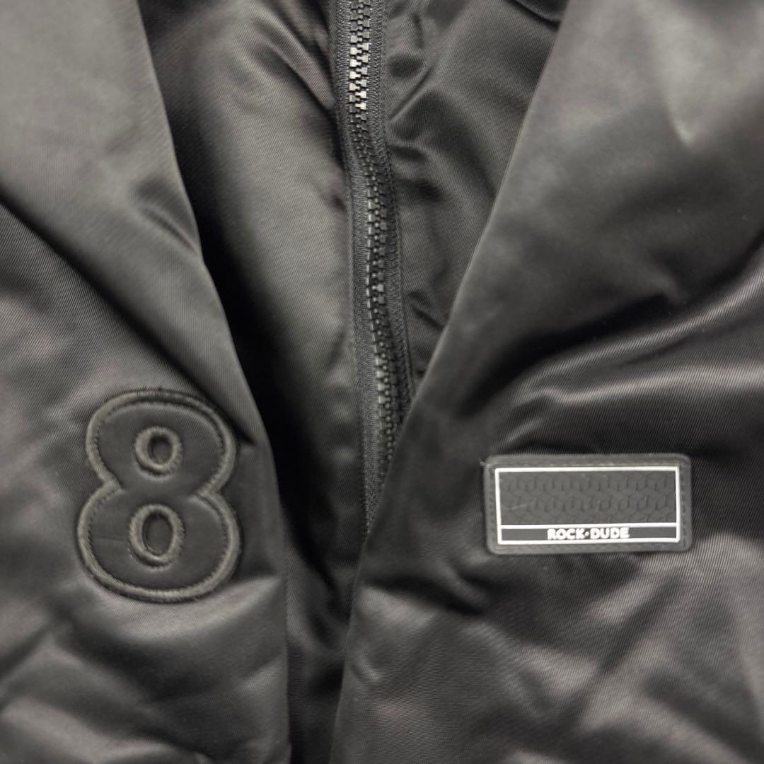 美品 ムータマリン rockdude ボアジャケット ナイロン ゴルフ 04 黒