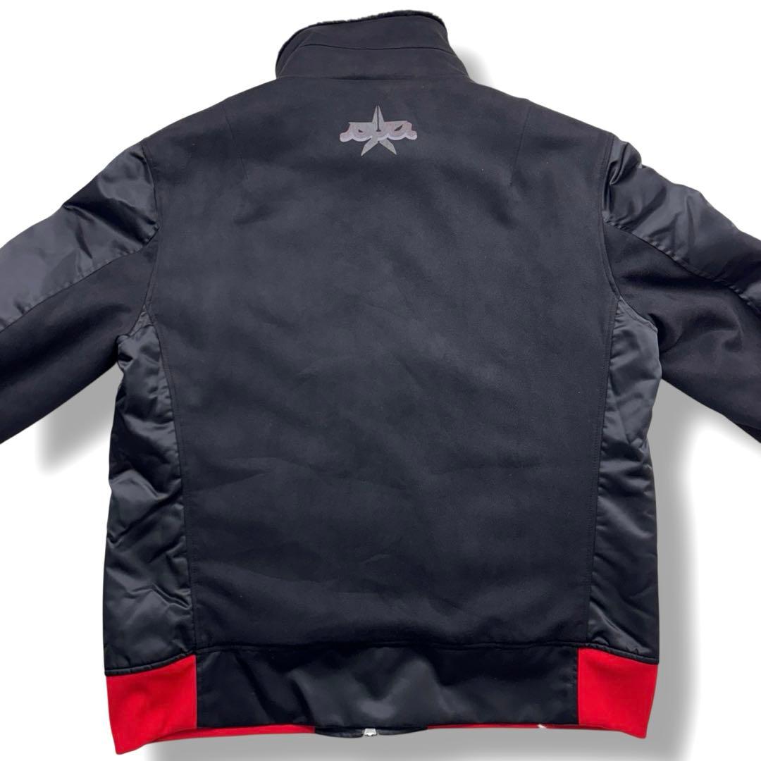 美品 ムータマリン rockdude ボアジャケット ナイロン ゴルフ 04 黒