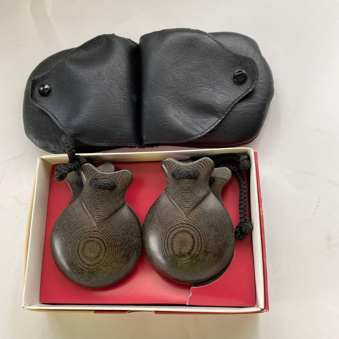 フラメンコ パリージョ(カスタネット)＆ケース - メルカリ