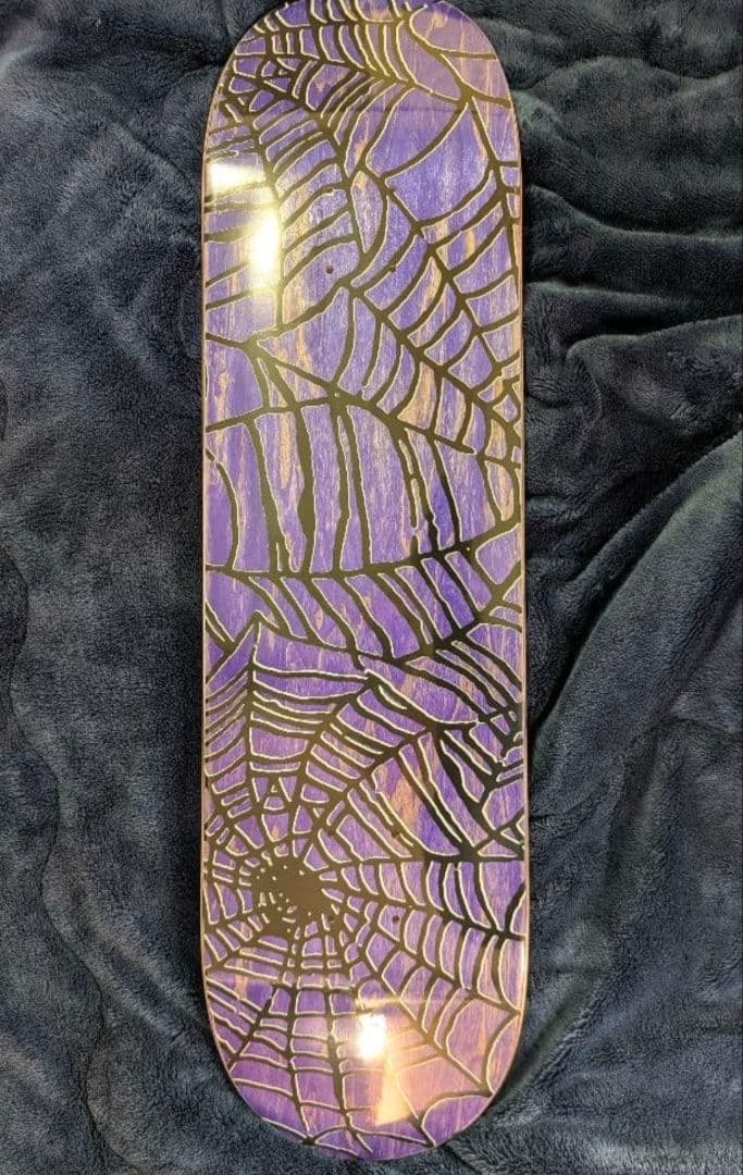 earl skateboards ‘Web’ Deck Purple　8.25