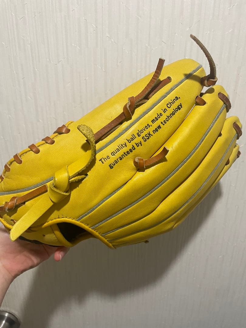 美品】SSK イエローグローブ Special Make UpSSK Special Make Up 軟式