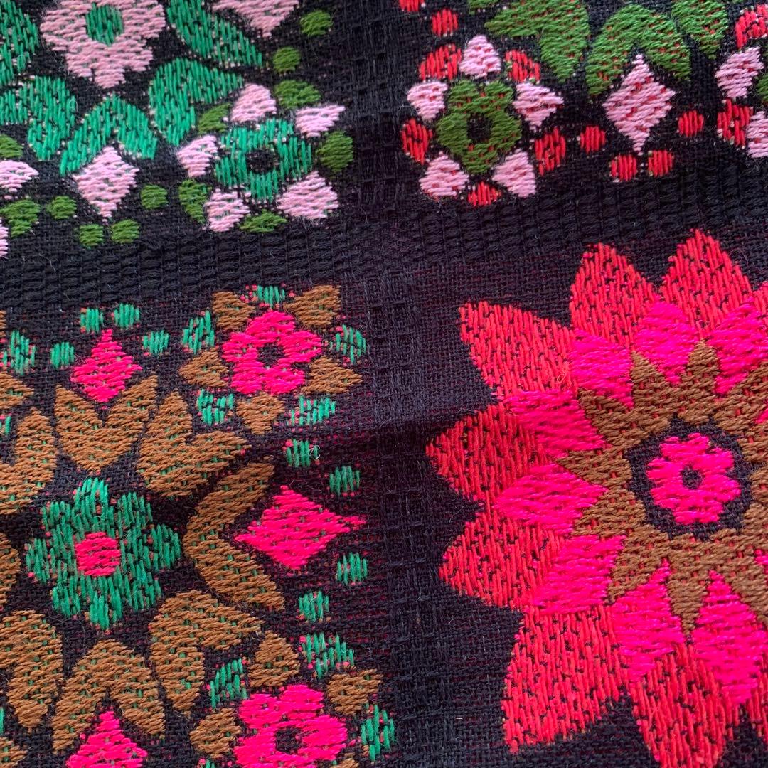 ビンテージ スペイン ゴブラン カラフル ベッドスプレッド マルチカバー 西川