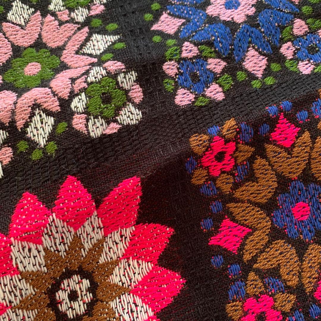 ビンテージ スペイン ゴブラン カラフル ベッドスプレッド マルチカバー 西川