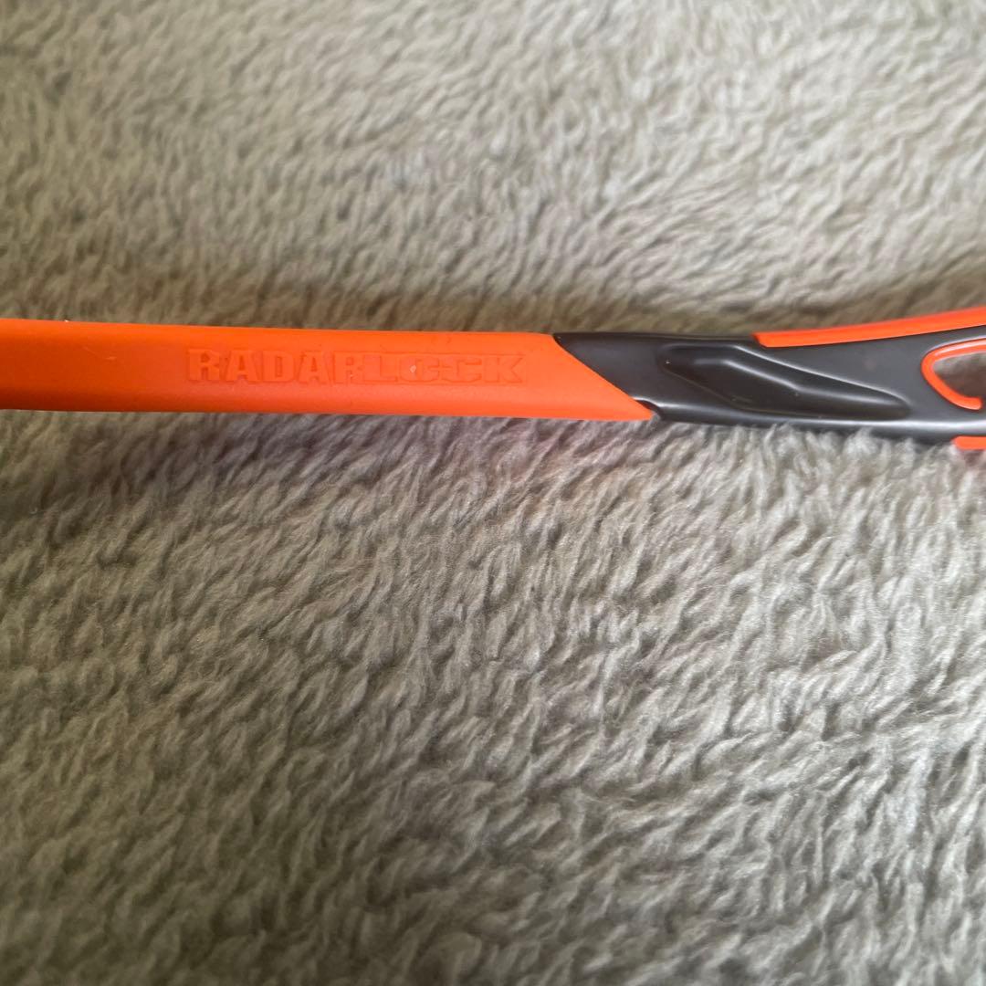 Oakley Radar Lock サングラス ブラック/オレンジ