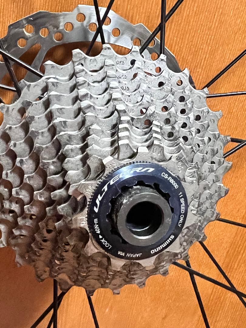 MAVIC AKSIUM disc 走行100km程度