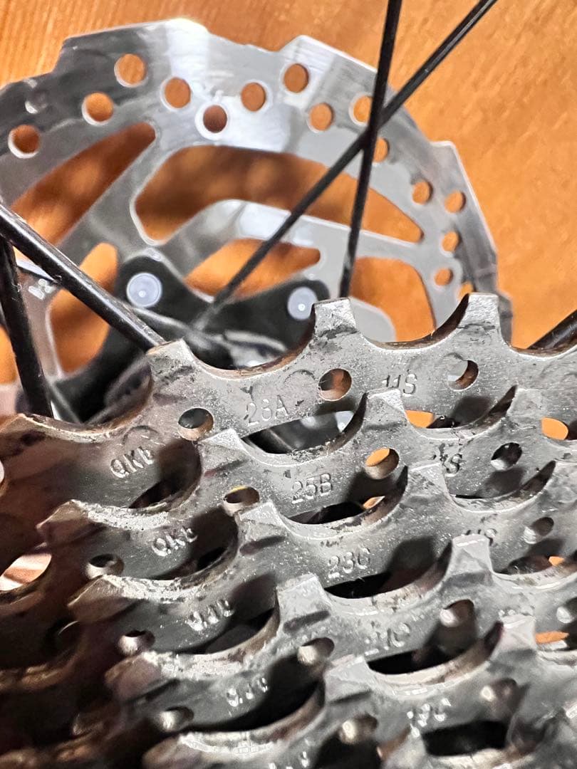 MAVIC AKSIUM disc 走行100km程度