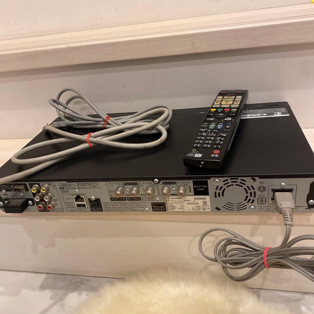【動作品】AQUOS シャープ　BDプレーヤー HDD搭載 BD-W510