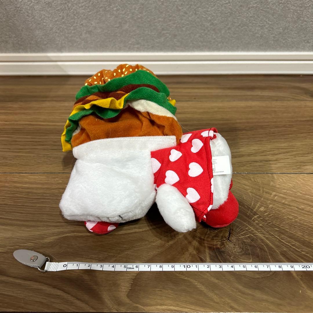 マクドナルド サンリオ ハローキティ ハンバーガー 変身ぬいぐるみ