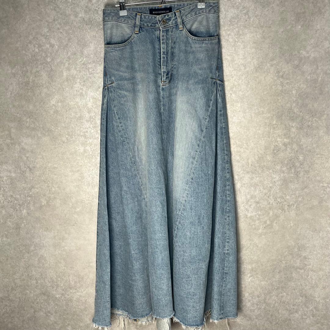 【美品】マディソンブルー 5POCKET REMAKE デニム ロングスカート