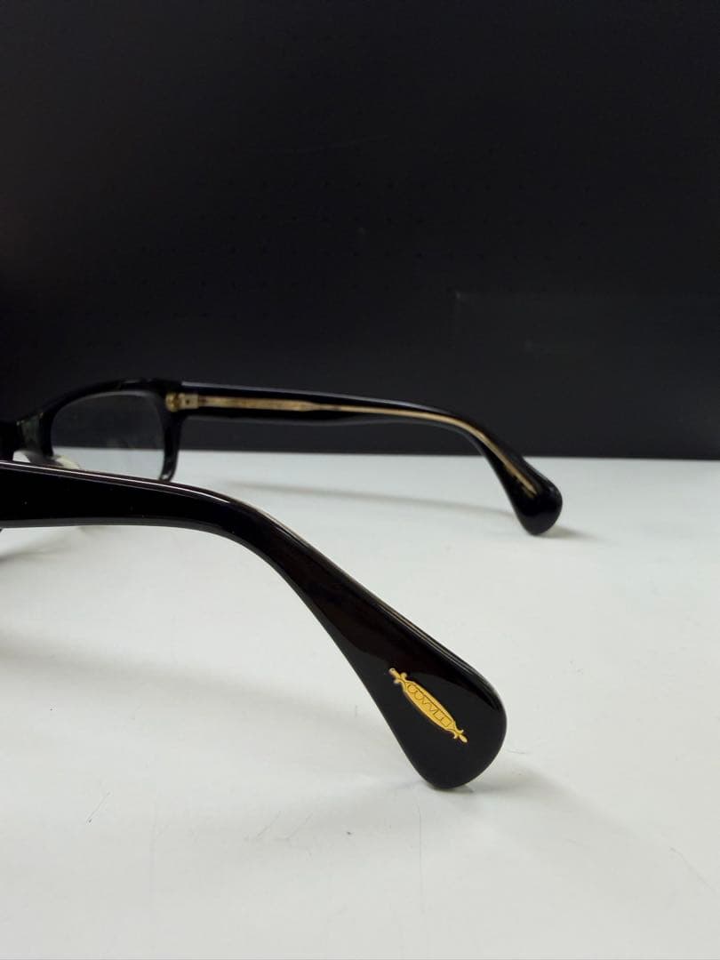 OLIVER PEOPLES WACKS BK/G 黒 金 日本製