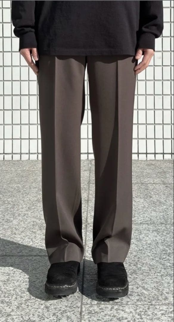 25ss オーラリー AURALEE TWO-TUCK SLACKS