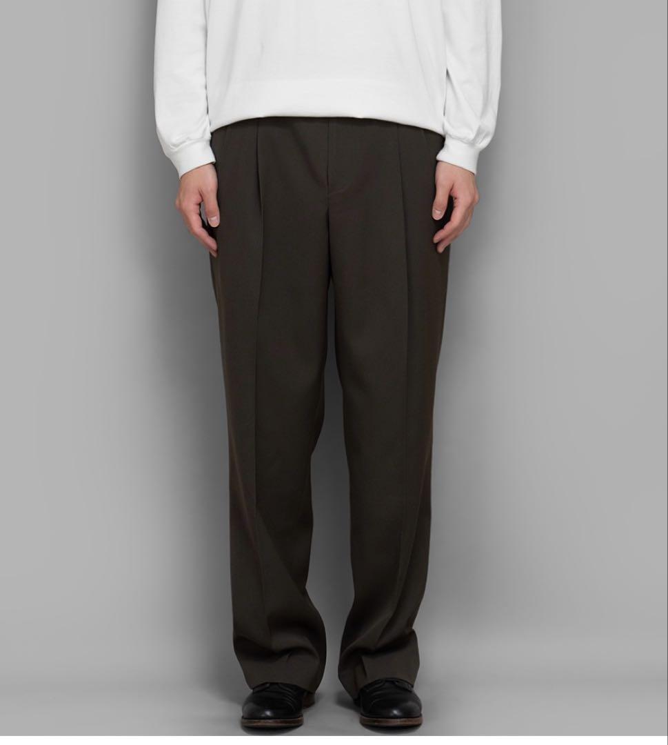 25ss オーラリー AURALEE TWO-TUCK SLACKS