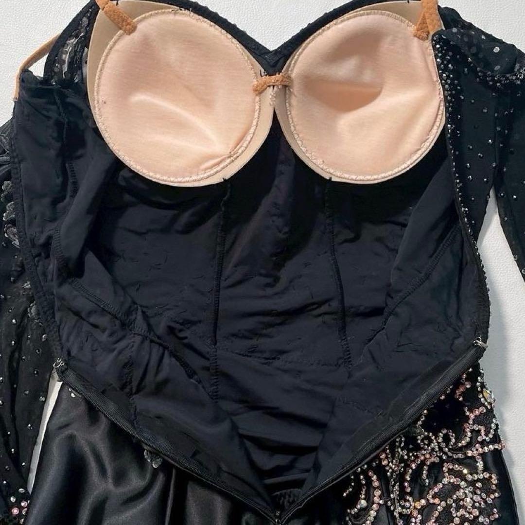 【らんまる】TAKA DANCE　社交ダンス衣装 ロングドレス ビジュー