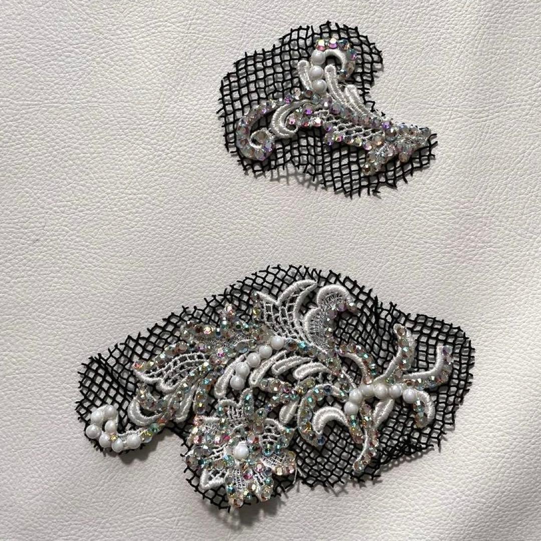 【らんまる】TAKA DANCE　社交ダンス衣装 ロングドレス ビジュー