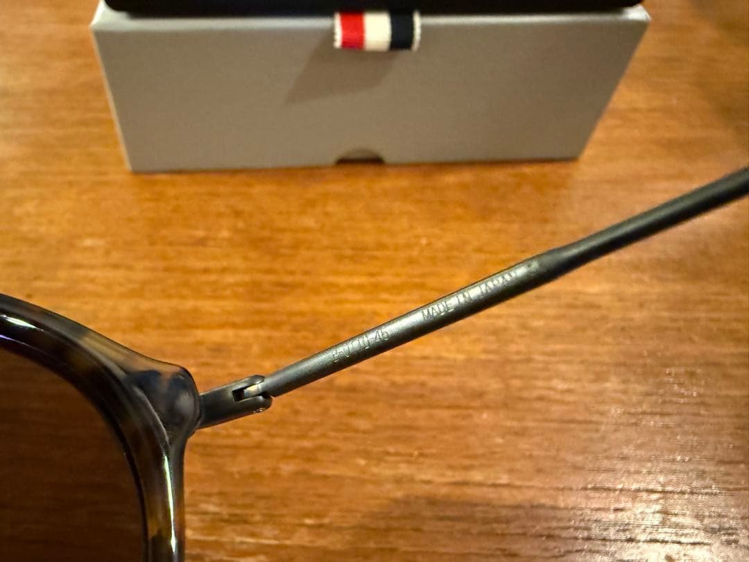 【超美品】THOM BROWNE トムブラウン メガネサングラス 鼈甲46◻︎20