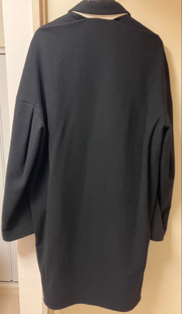 OVERCOAT ドルマンスリーブコート ノッチドラペルチェスター 1 ブラック