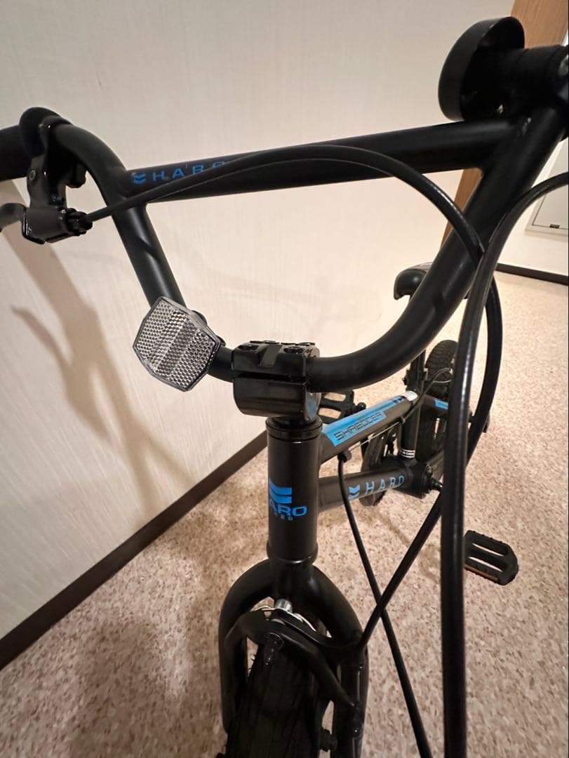 HARO BMX バイク ブラック・ブルー 14イン補助輪 渋谷区引き取り限定