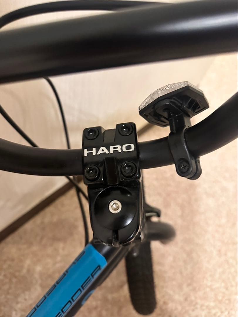 HARO BMX バイク ブラック・ブルー 14イン補助輪 渋谷区引き取り限定
