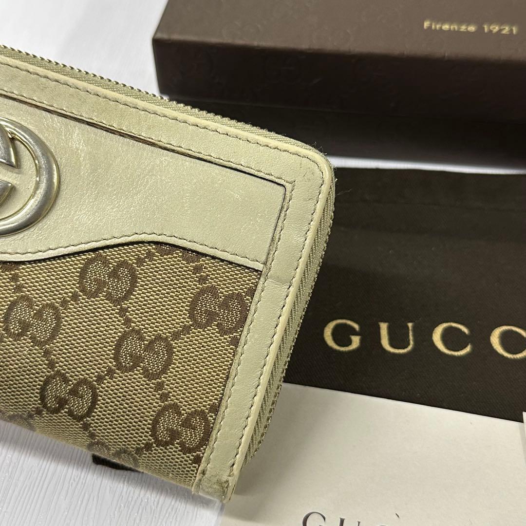 新品同様‼️ グッチ　GUCCI 財布　長財布　コンチネンタル　ラウンドファスナー