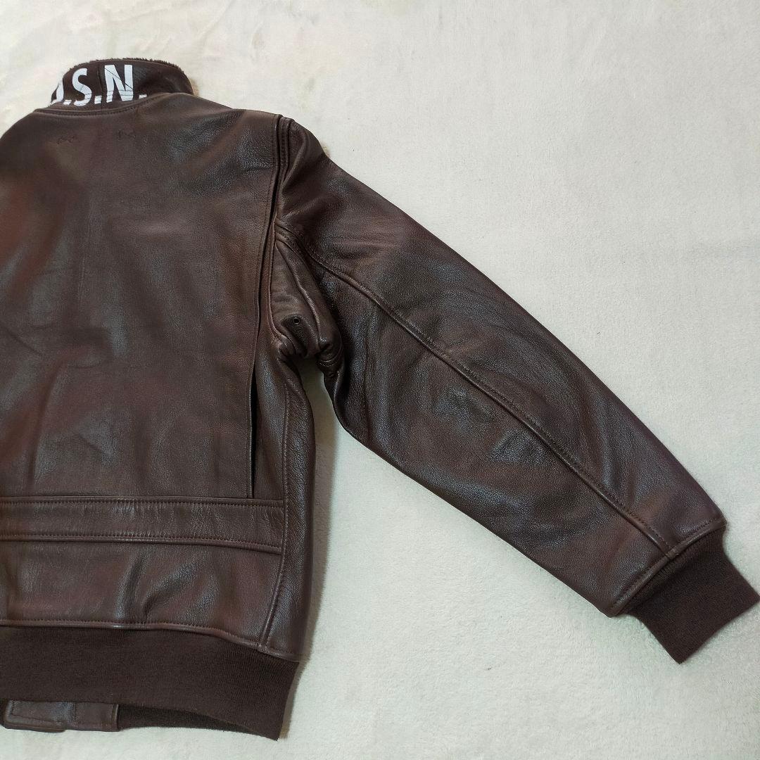 美品　YMCLKY　ゴートレザー　G-1　フライトジャケット　44サイズ