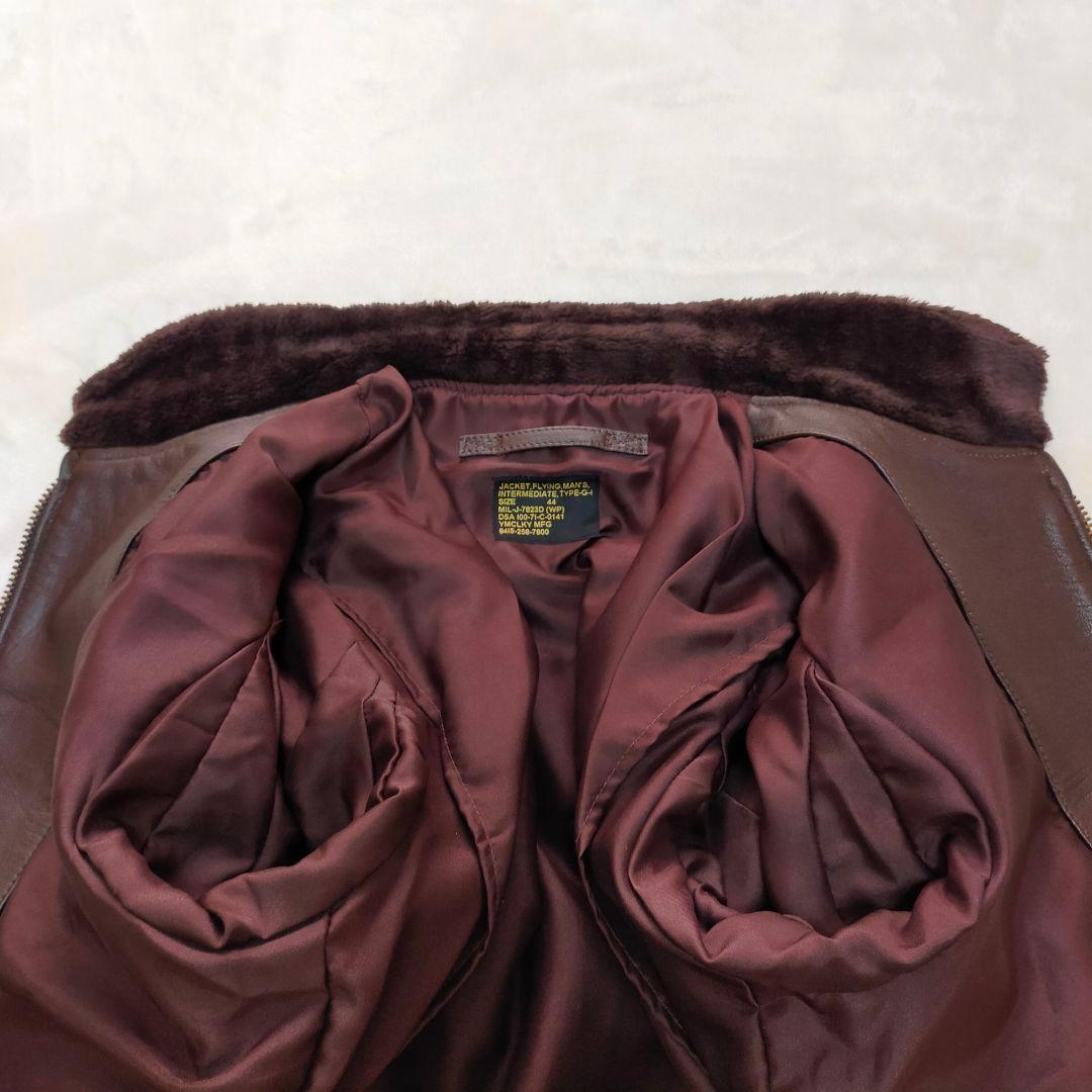 美品　YMCLKY　ゴートレザー　G-1　フライトジャケット　44サイズ