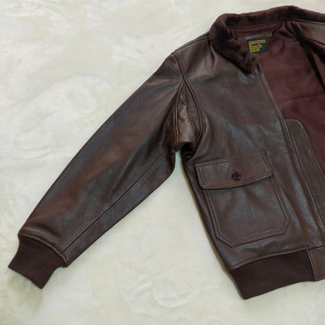 美品　YMCLKY　ゴートレザー　G-1　フライトジャケット　44サイズ