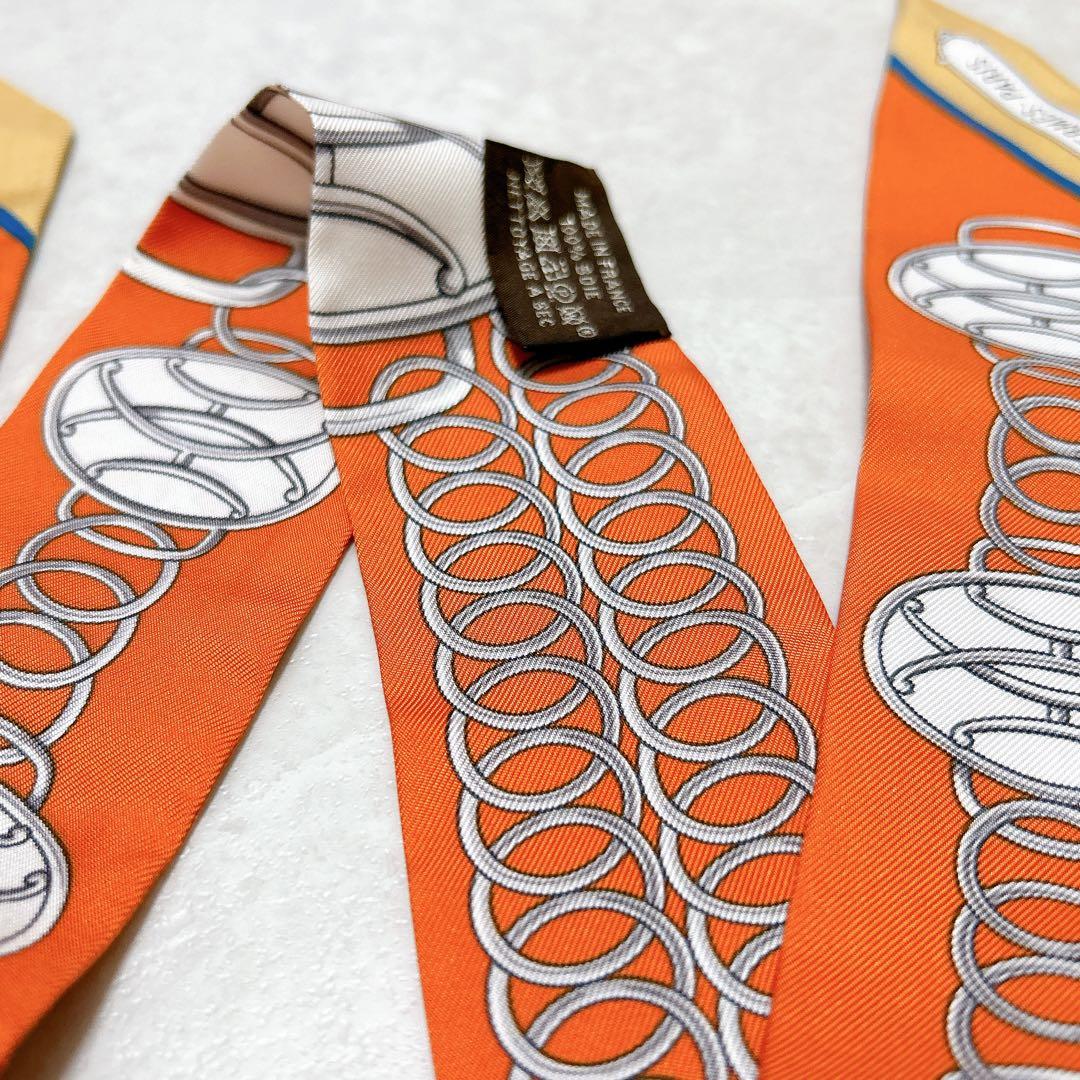 【美品】HERMES エルメス ツイリー リフトプロフィール 箱タグあり