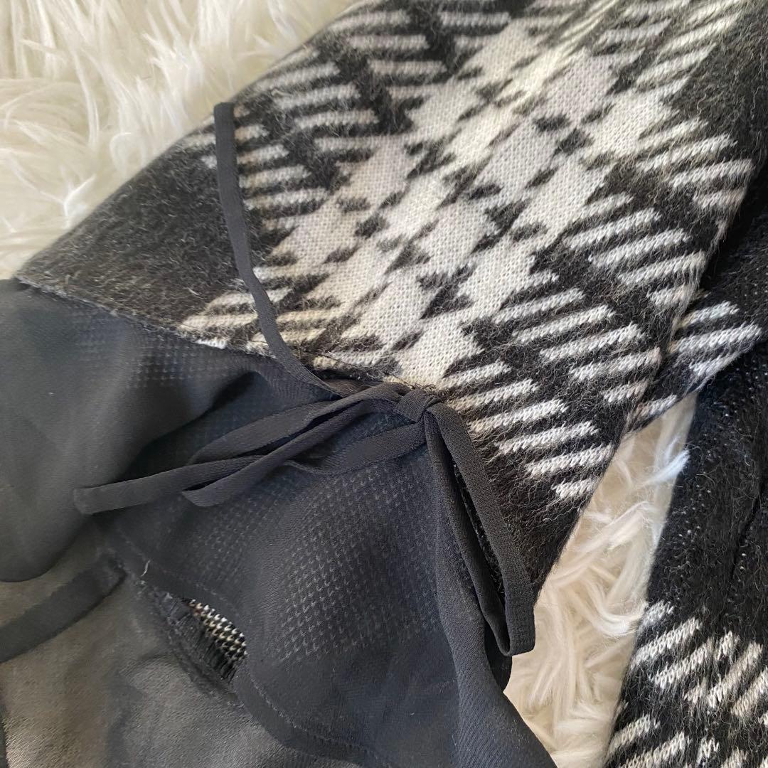 美品【RoseTiara /ローズティアラ】チェック柄 ワンピース(46)大きめ